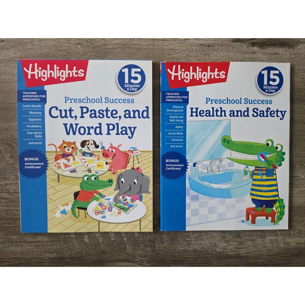 Highlights Preschool Success 2 Workbooks HOMESCHOOL SUMMER LEARNING